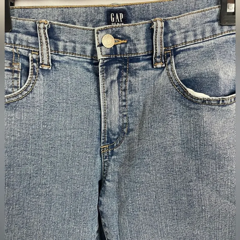 Gap 2 pairs of  Denim Stretch Skinny & Straight Jeans Youth size 16